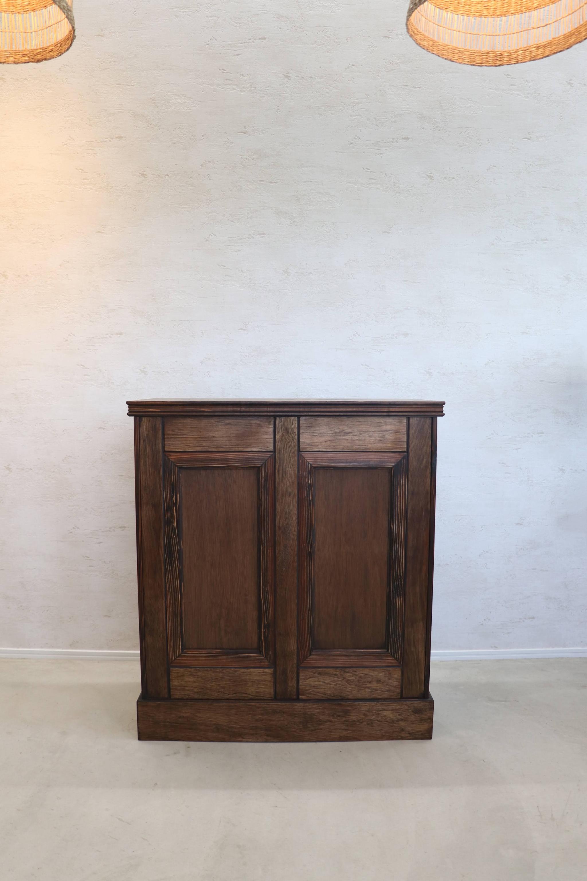 アンティークカウンター　レジ台　キャッシャー　受付け　ディスプレイ　レセプションカウンター　店舗什器 | 3枚目